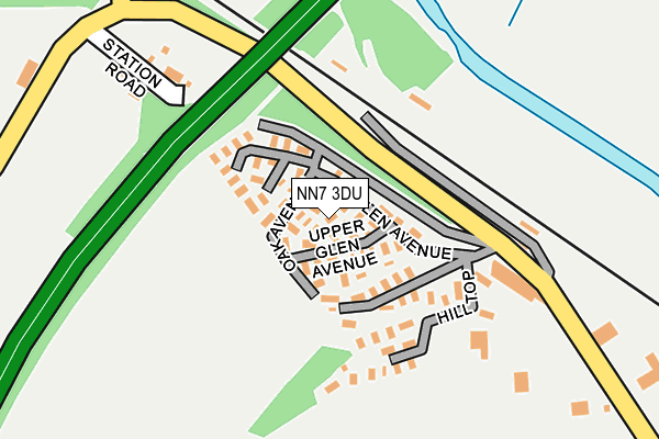 NN7 3DU map - OS OpenMap – Local (Ordnance Survey) NN7 3DU map - OS OpenMap – Local (Ordnance Survey)