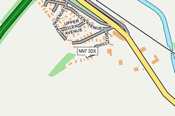 NN7 3DX map - OS OpenMap – Local (Ordnance Survey) NN7 3DX map - OS OpenMap – Local (Ordnance Survey)