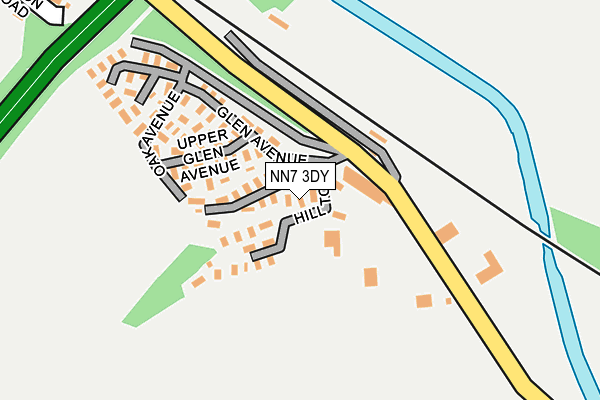 NN7 3DY map - OS OpenMap – Local (Ordnance Survey) NN7 3DY map - OS OpenMap – Local (Ordnance Survey)