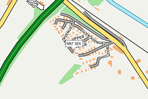 NN7 3EA map - OS OpenMap – Local (Ordnance Survey) NN7 3EA map - OS OpenMap – Local (Ordnance Survey)