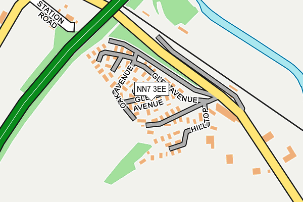 NN7 3EE map - OS OpenMap – Local (Ordnance Survey) NN7 3EE map - OS OpenMap – Local (Ordnance Survey)