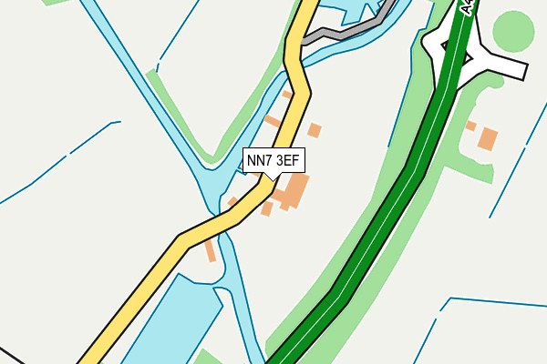 NN7 3EF map - OS OpenMap – Local (Ordnance Survey) NN7 3EF map - OS OpenMap – Local (Ordnance Survey)