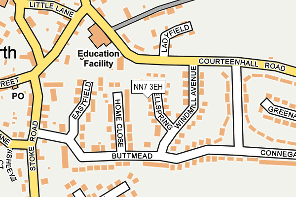 NN7 3EH map - OS OpenMap – Local (Ordnance Survey) NN7 3EH map - OS OpenMap – Local (Ordnance Survey)