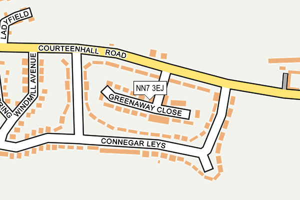 NN7 3EJ map - OS OpenMap – Local (Ordnance Survey) NN7 3EJ map - OS OpenMap – Local (Ordnance Survey)