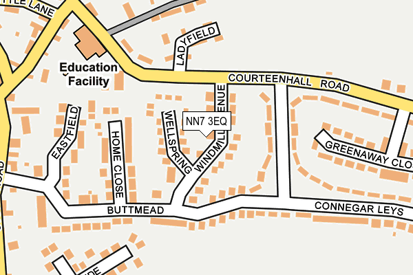 NN7 3EQ map - OS OpenMap – Local (Ordnance Survey)