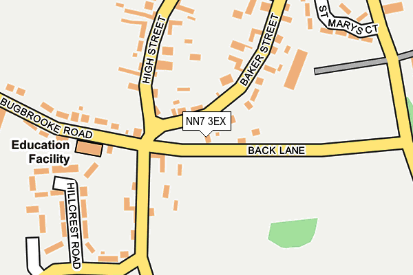 NN7 3EX map - OS OpenMap – Local (Ordnance Survey) NN7 3EX map - OS OpenMap – Local (Ordnance Survey)