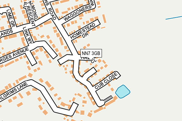 NN7 3GB map - OS OpenMap – Local (Ordnance Survey) NN7 3GB map - OS OpenMap – Local (Ordnance Survey)