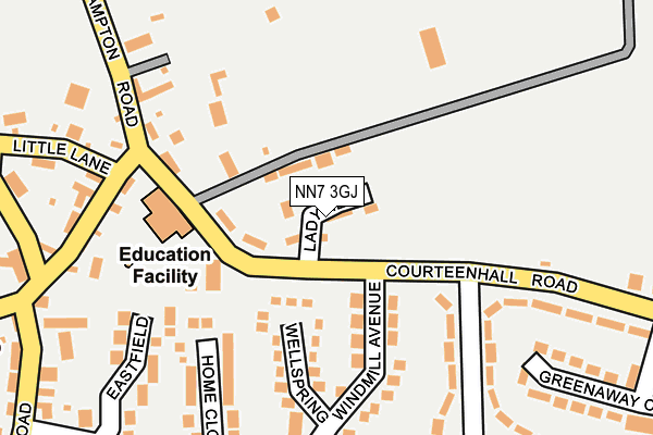 NN7 3GJ map - OS OpenMap – Local (Ordnance Survey) NN7 3GJ map - OS OpenMap – Local (Ordnance Survey)