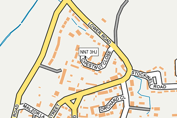 NN7 3HJ map - OS OpenMap – Local (Ordnance Survey) NN7 3HJ map - OS OpenMap – Local (Ordnance Survey)