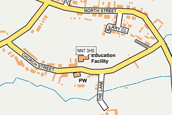 NN7 3HS map - OS OpenMap – Local (Ordnance Survey) NN7 3HS map - OS OpenMap – Local (Ordnance Survey)