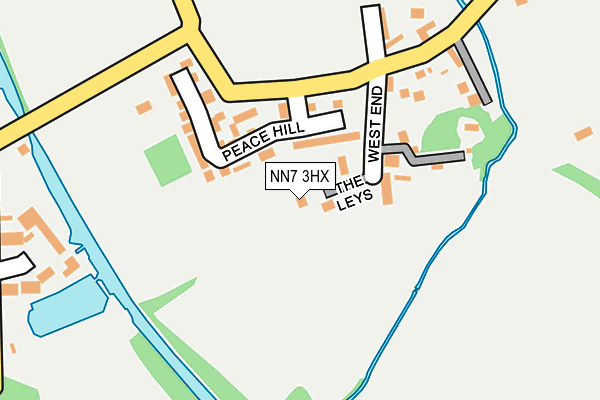 NN7 3HX map - OS OpenMap – Local (Ordnance Survey) NN7 3HX map - OS OpenMap – Local (Ordnance Survey)