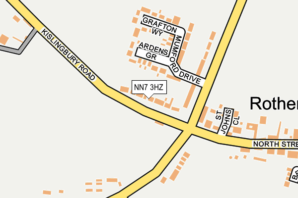 NN7 3HZ map - OS OpenMap – Local (Ordnance Survey) NN7 3HZ map - OS OpenMap – Local (Ordnance Survey)