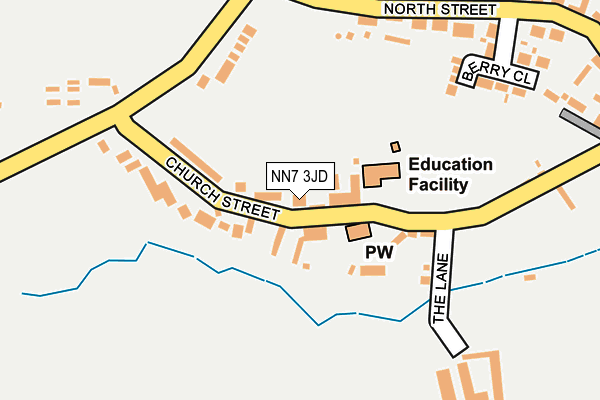 NN7 3JD map - OS OpenMap – Local (Ordnance Survey) NN7 3JD map - OS OpenMap – Local (Ordnance Survey)