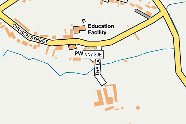 NN7 3JE map - OS OpenMap – Local (Ordnance Survey) NN7 3JE map - OS OpenMap – Local (Ordnance Survey)