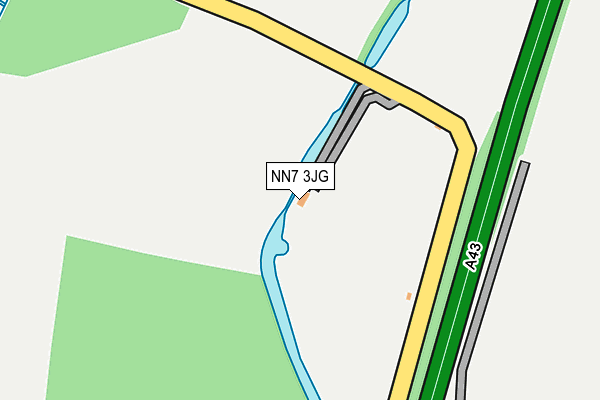 NN7 3JG map - OS OpenMap – Local (Ordnance Survey) NN7 3JG map - OS OpenMap – Local (Ordnance Survey)