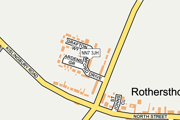 NN7 3JH map - OS OpenMap – Local (Ordnance Survey) NN7 3JH map - OS OpenMap – Local (Ordnance Survey)