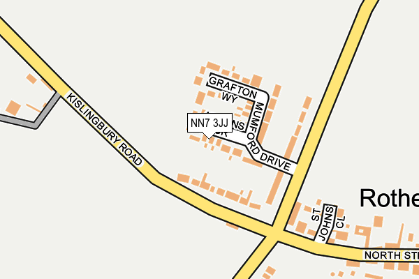 NN7 3JJ map - OS OpenMap – Local (Ordnance Survey) NN7 3JJ map - OS OpenMap – Local (Ordnance Survey)