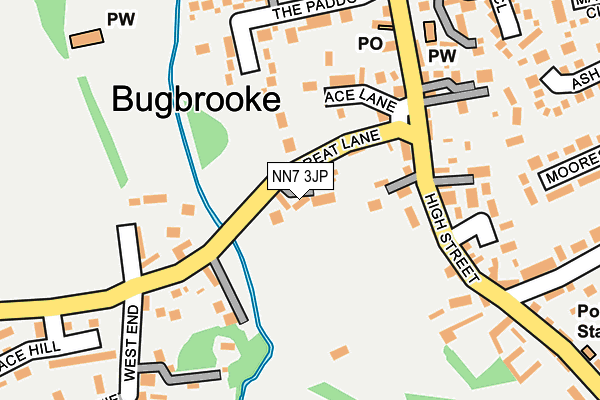 NN7 3JP map - OS OpenMap – Local (Ordnance Survey) NN7 3JP map - OS OpenMap – Local (Ordnance Survey)