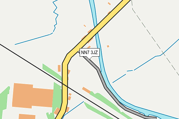 NN7 3JZ map - OS OpenMap – Local (Ordnance Survey) NN7 3JZ map - OS OpenMap – Local (Ordnance Survey)