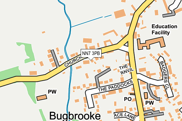 NN7 3PB map - OS OpenMap – Local (Ordnance Survey) NN7 3PB map - OS OpenMap – Local (Ordnance Survey)