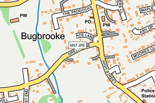 NN7 3PE map - OS OpenMap – Local (Ordnance Survey) NN7 3PE map - OS OpenMap – Local (Ordnance Survey)