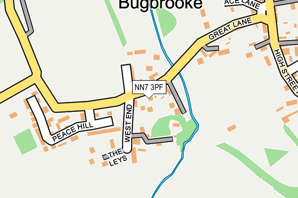NN7 3PF map - OS OpenMap – Local (Ordnance Survey) NN7 3PF map - OS OpenMap – Local (Ordnance Survey)