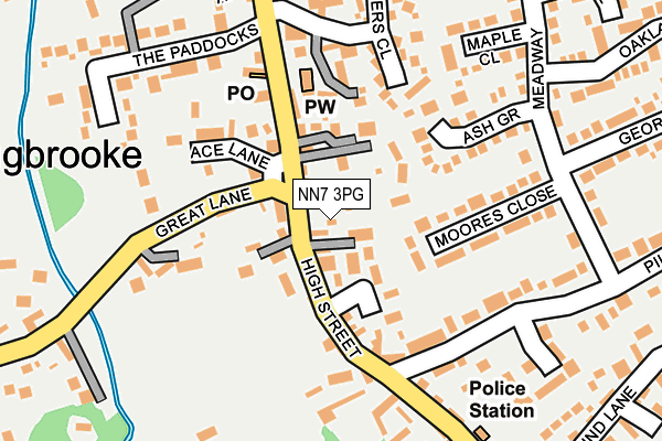 NN7 3PG map - OS OpenMap – Local (Ordnance Survey) NN7 3PG map - OS OpenMap – Local (Ordnance Survey)