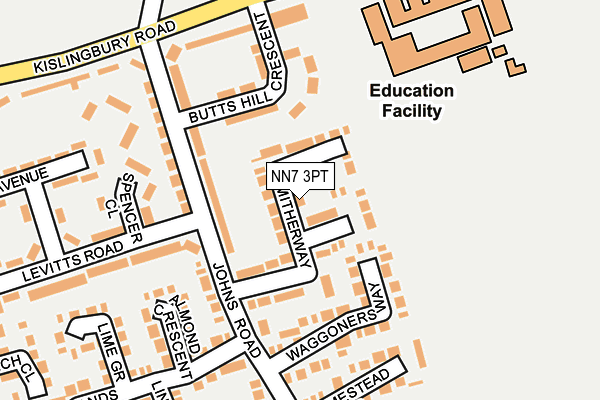NN7 3PT map - OS OpenMap – Local (Ordnance Survey) NN7 3PT map - OS OpenMap – Local (Ordnance Survey)