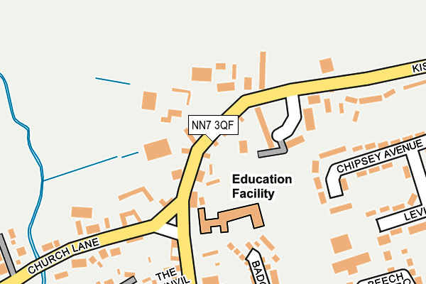NN7 3QF map - OS OpenMap – Local (Ordnance Survey) NN7 3QF map - OS OpenMap – Local (Ordnance Survey)