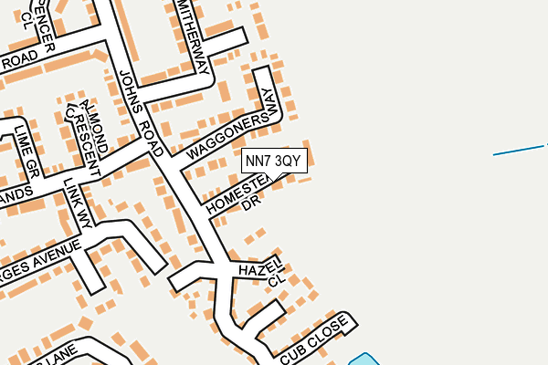 NN7 3QY map - OS OpenMap – Local (Ordnance Survey) NN7 3QY map - OS OpenMap – Local (Ordnance Survey)