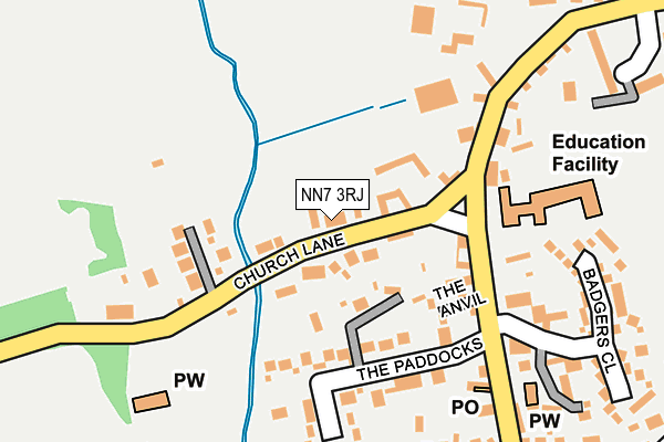 NN7 3RJ map - OS OpenMap – Local (Ordnance Survey) NN7 3RJ map - OS OpenMap – Local (Ordnance Survey)
