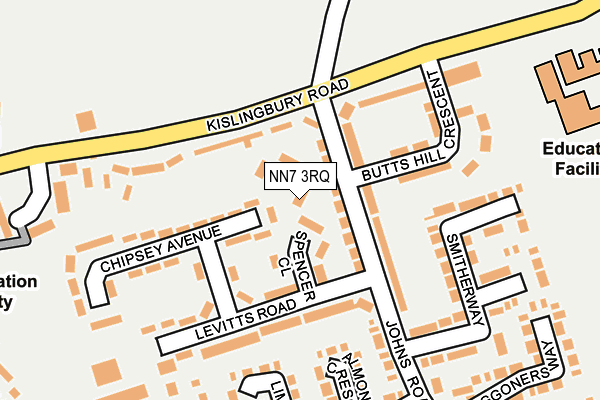 NN7 3RQ map - OS OpenMap – Local (Ordnance Survey) NN7 3RQ map - OS OpenMap – Local (Ordnance Survey)
