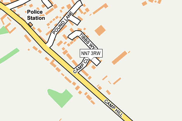 NN7 3RW map - OS OpenMap – Local (Ordnance Survey) NN7 3RW map - OS OpenMap – Local (Ordnance Survey)