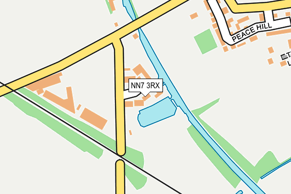 NN7 3RX map - OS OpenMap – Local (Ordnance Survey) NN7 3RX map - OS OpenMap – Local (Ordnance Survey)