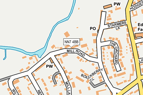 NN7 4BB map - OS OpenMap – Local (Ordnance Survey) NN7 4BB map - OS OpenMap – Local (Ordnance Survey)