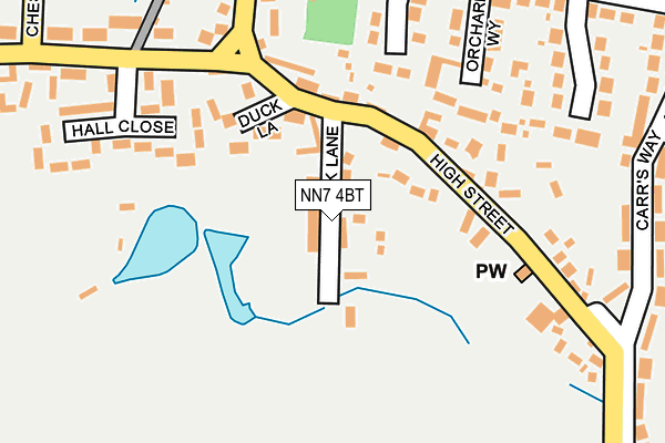 NN7 4BT map - OS OpenMap – Local (Ordnance Survey) NN7 4BT map - OS OpenMap – Local (Ordnance Survey)