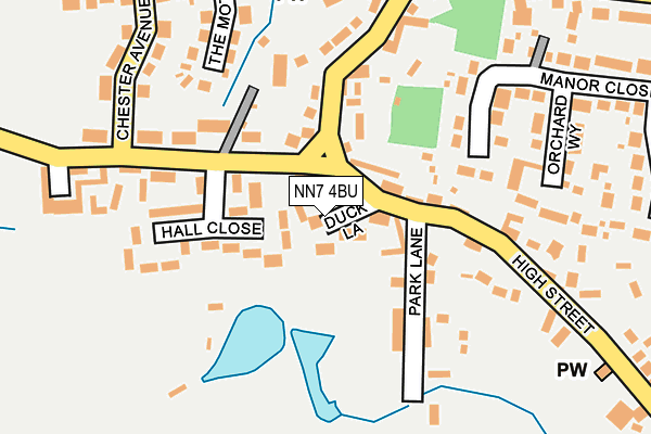 NN7 4BU map - OS OpenMap – Local (Ordnance Survey) NN7 4BU map - OS OpenMap – Local (Ordnance Survey)