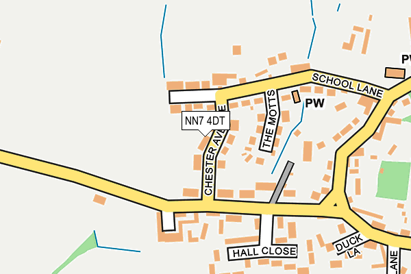 NN7 4DT map - OS OpenMap – Local (Ordnance Survey) NN7 4DT map - OS OpenMap – Local (Ordnance Survey)