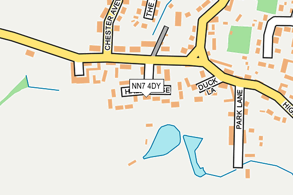 NN7 4DY map - OS OpenMap – Local (Ordnance Survey) NN7 4DY map - OS OpenMap – Local (Ordnance Survey)
