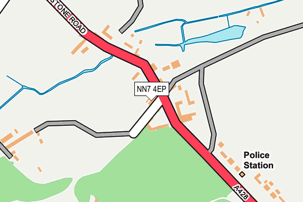 NN7 4EP map - OS OpenMap – Local (Ordnance Survey)