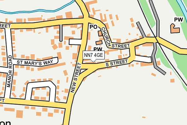 NN7 4GE map - OS OpenMap – Local (Ordnance Survey) NN7 4GE map - OS OpenMap – Local (Ordnance Survey)