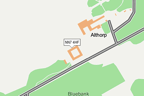 NN7 4HF map - OS OpenMap – Local (Ordnance Survey) NN7 4HF map - OS OpenMap – Local (Ordnance Survey)
