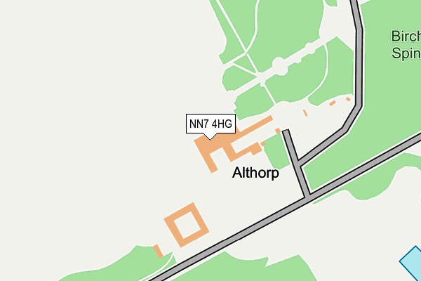 NN7 4HG map - OS OpenMap – Local (Ordnance Survey) NN7 4HG map - OS OpenMap – Local (Ordnance Survey)