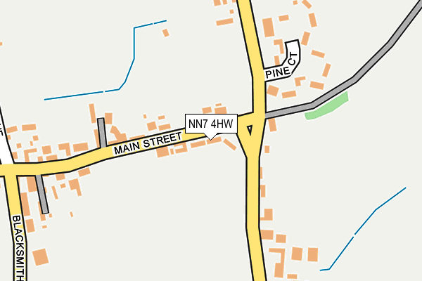 NN7 4HW map - OS OpenMap – Local (Ordnance Survey) NN7 4HW map - OS OpenMap – Local (Ordnance Survey)