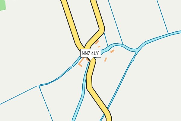 NN7 4LY map - OS OpenMap – Local (Ordnance Survey) NN7 4LY map - OS OpenMap – Local (Ordnance Survey)