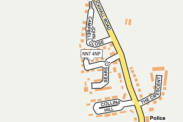 NN7 4NP map - OS OpenMap – Local (Ordnance Survey) NN7 4NP map - OS OpenMap – Local (Ordnance Survey)