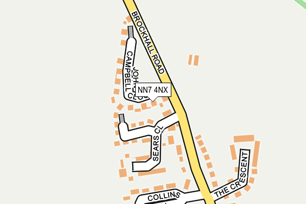 NN7 4NX map - OS OpenMap – Local (Ordnance Survey) NN7 4NX map - OS OpenMap – Local (Ordnance Survey)