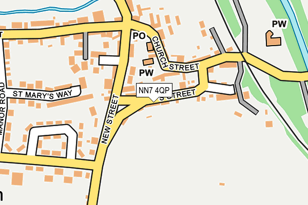 NN7 4QP map - OS OpenMap – Local (Ordnance Survey) NN7 4QP map - OS OpenMap – Local (Ordnance Survey)