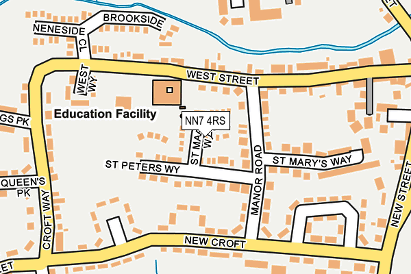NN7 4RS map - OS OpenMap – Local (Ordnance Survey) NN7 4RS map - OS OpenMap – Local (Ordnance Survey)