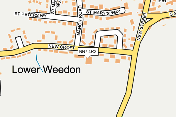 NN7 4RX map - OS OpenMap – Local (Ordnance Survey) NN7 4RX map - OS OpenMap – Local (Ordnance Survey)
